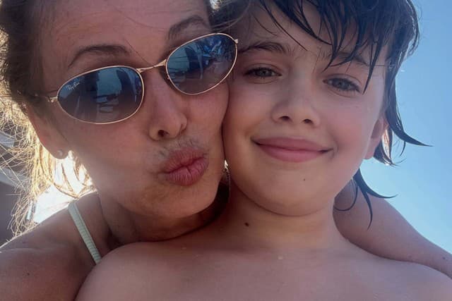 Lenka Šóošová so synom