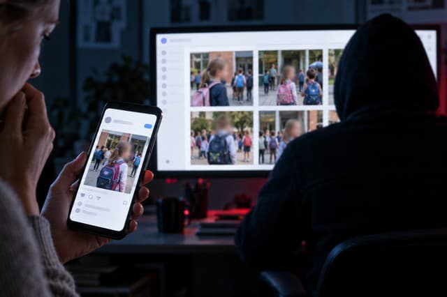 Fotografie detí na sociálnych