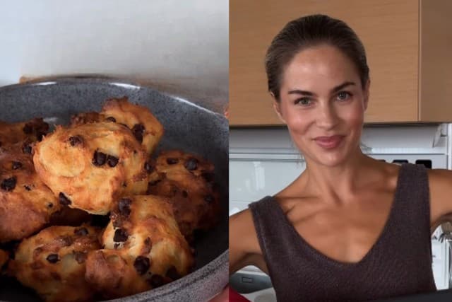 Banánovo-čokoládové scones od Ivany