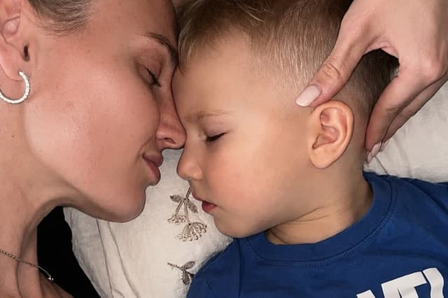 Kristína Loydl so synčekom