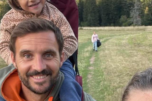 Martin Šmahel s rodinou
