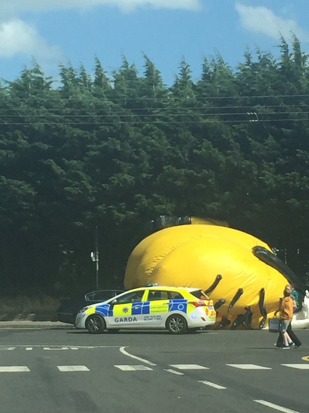Premávku v Dubline zablokoval
