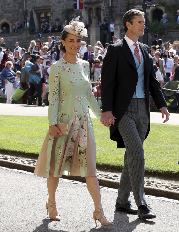 Pippa v máji na svadbe princa Harryho. foto: sita.sk/AP