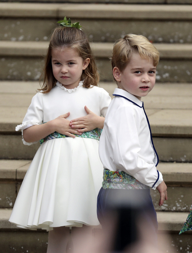 Rozkošné deti Williama a Kate, princezná Charlotte a princ George
