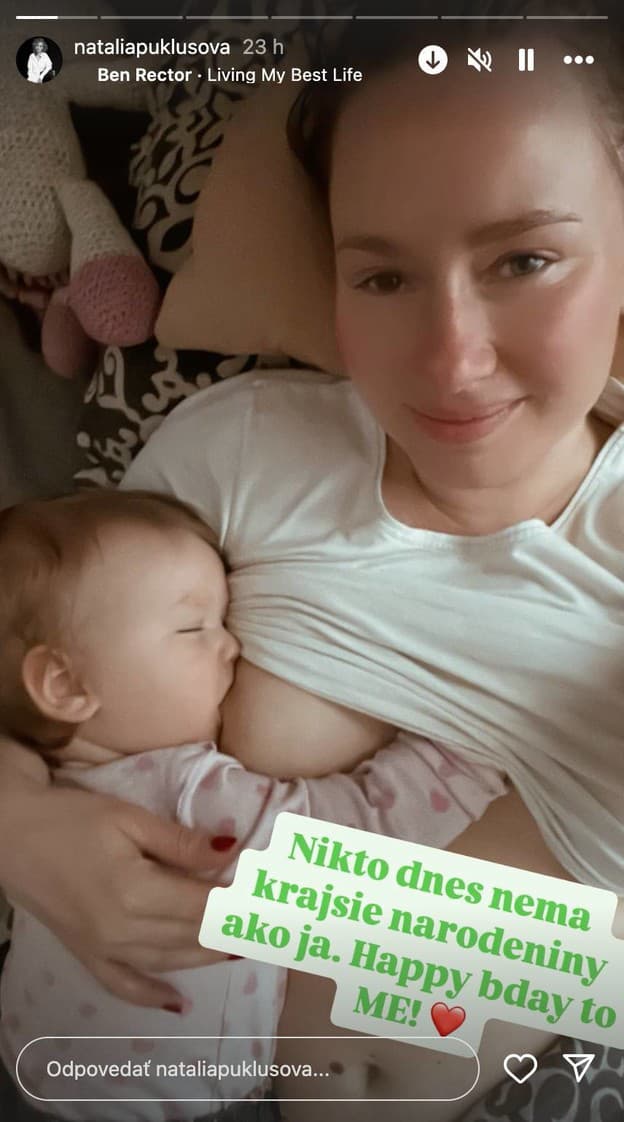 Natália Puklušová oslávila narodeniny