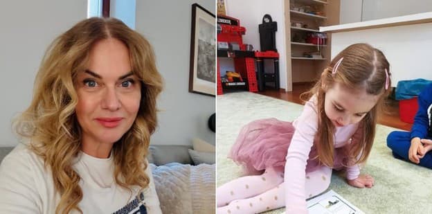 Monika Beňová s dcérou