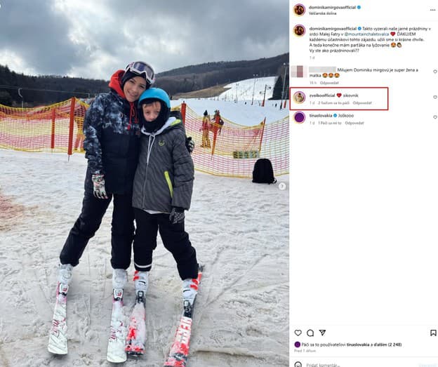 Dominika Mirgová si užila Dominika Mirgová si užila