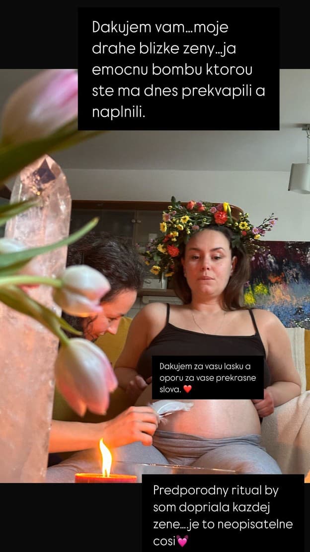 Predpôrodný rituál absolvovala ďalšia