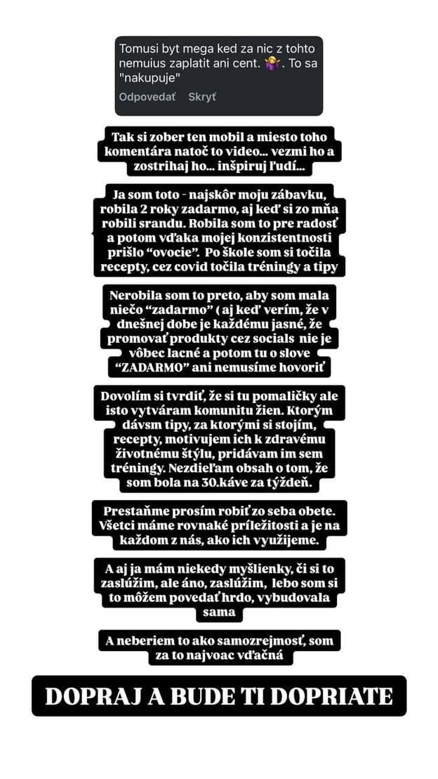 Známa budúca mamička schytala