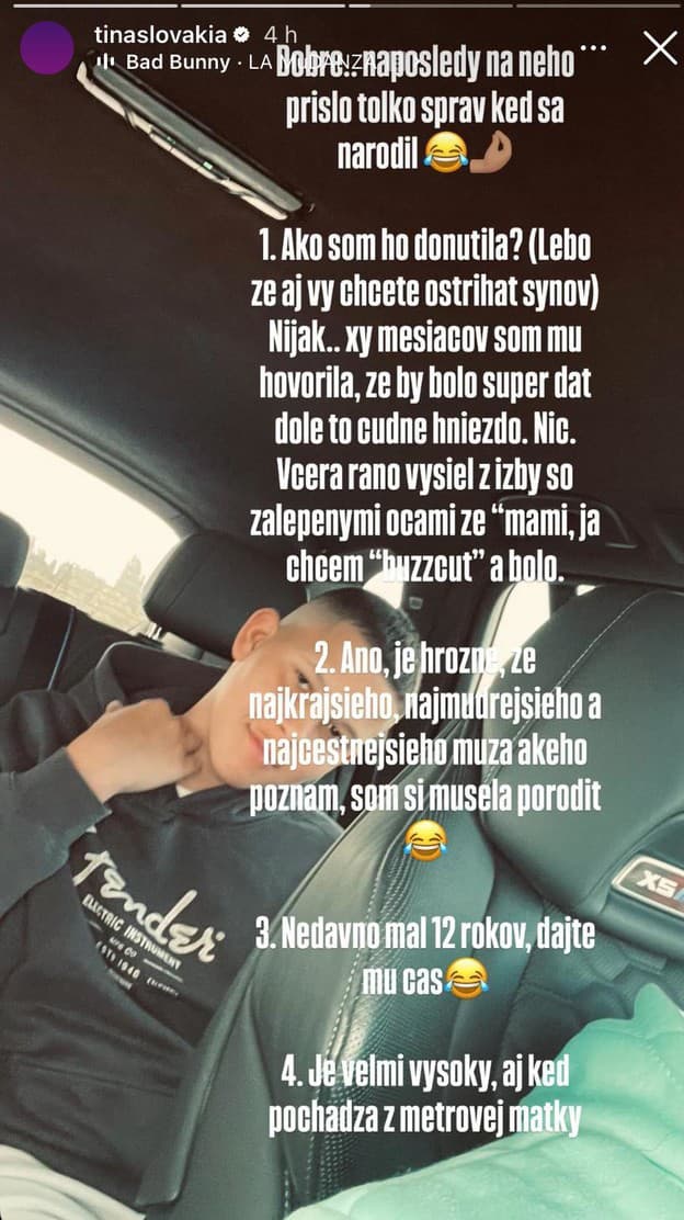 Radikálna premena Tininho syna: