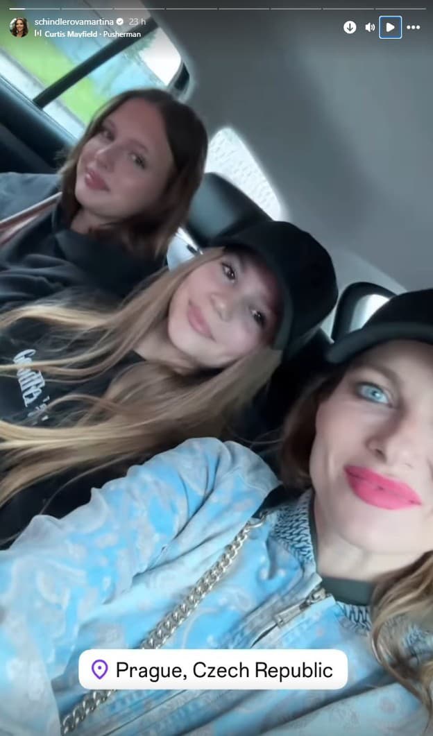 Martina Schindlerová vyrazila s Martina Schindlerová vyrazila s