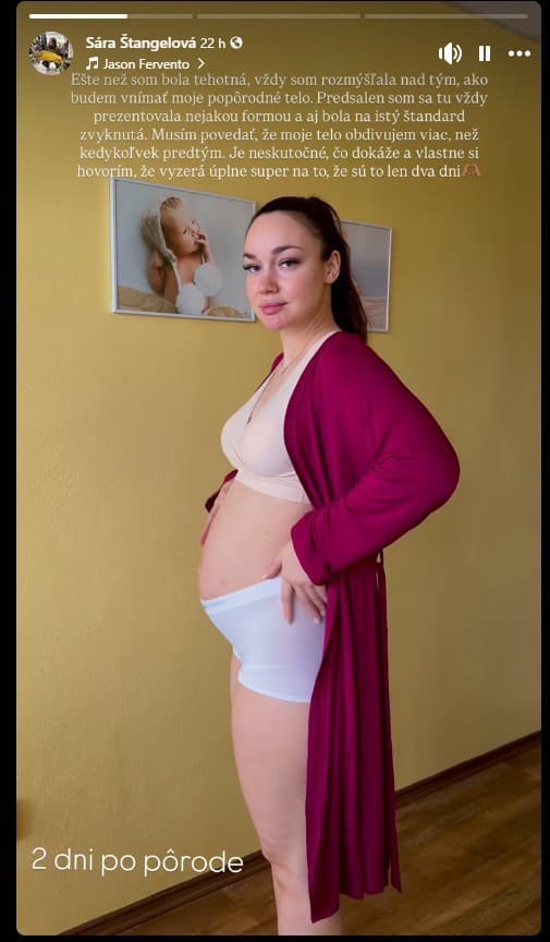 Popôrodné telo bez filtrov:
