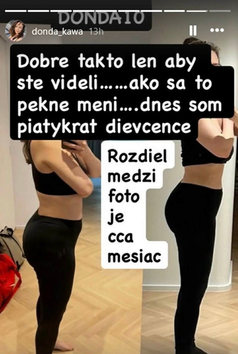 Dominika na sebe poriadne maká!