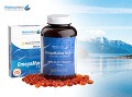 OmegaMarineForte+ obsahuje vysoko koncentrovaný olej z čerstvých nórskych lososov a na zaistenie dennej potreby stačí užiť 2 kapsuly. 