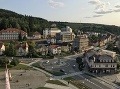 Pohľad na krásne mesto Luhačovice.