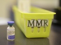 MMR vakcína proti osýpkam, mumpsu (zápalu príušných žliaz) a rubeole (ružienke). Foto: TASR/AP