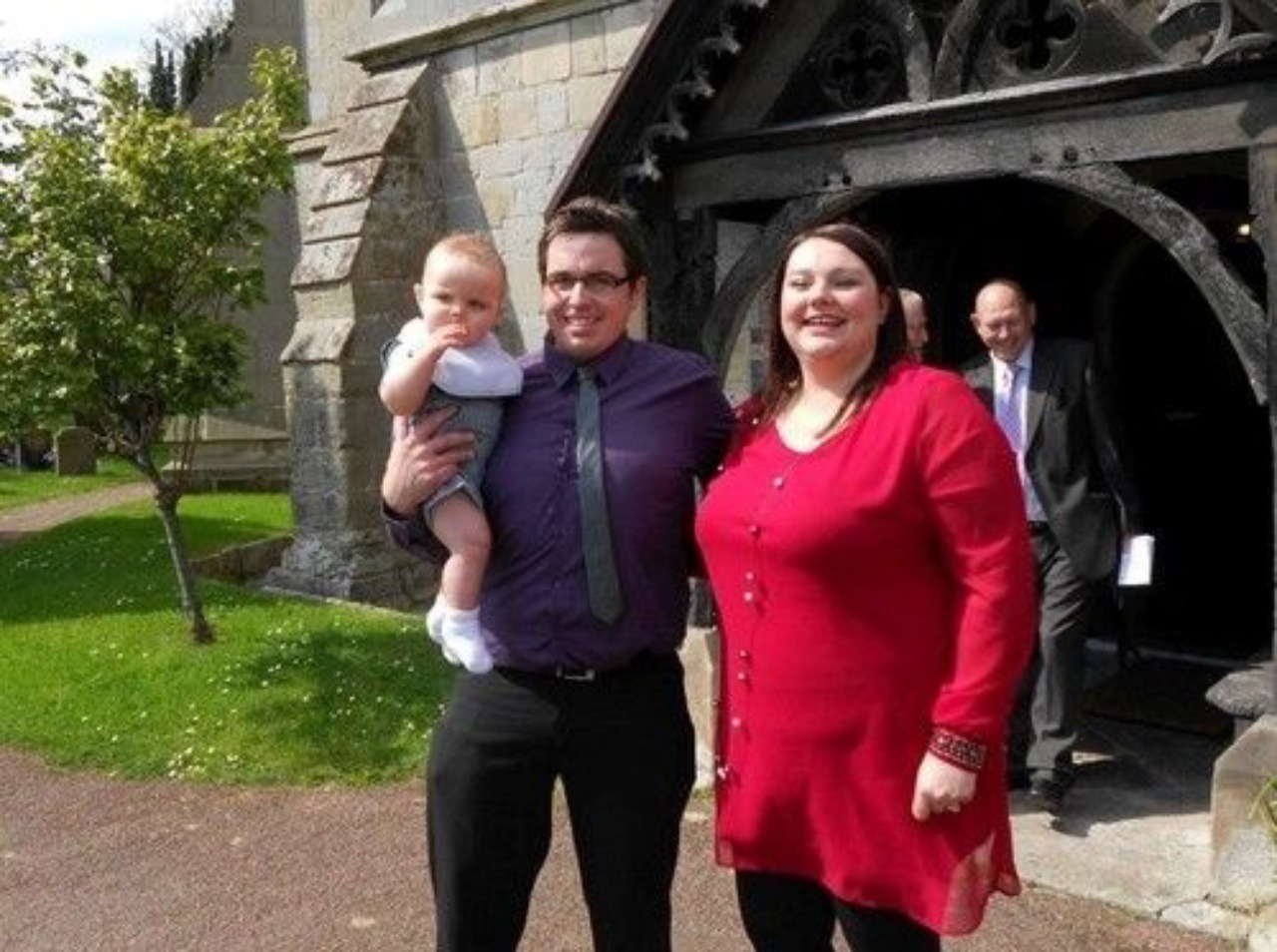 Emma Kingston so svojím manželom Markom a synčekom Freddiem v čase, keď mala až 114 kíl.