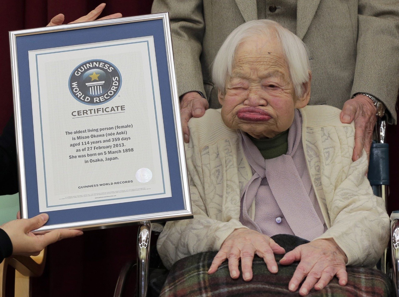 Misao Okawa sa stala vlani najstarším žijúcim človekom na svete, ktorý svoj vek vie aj dokázať.