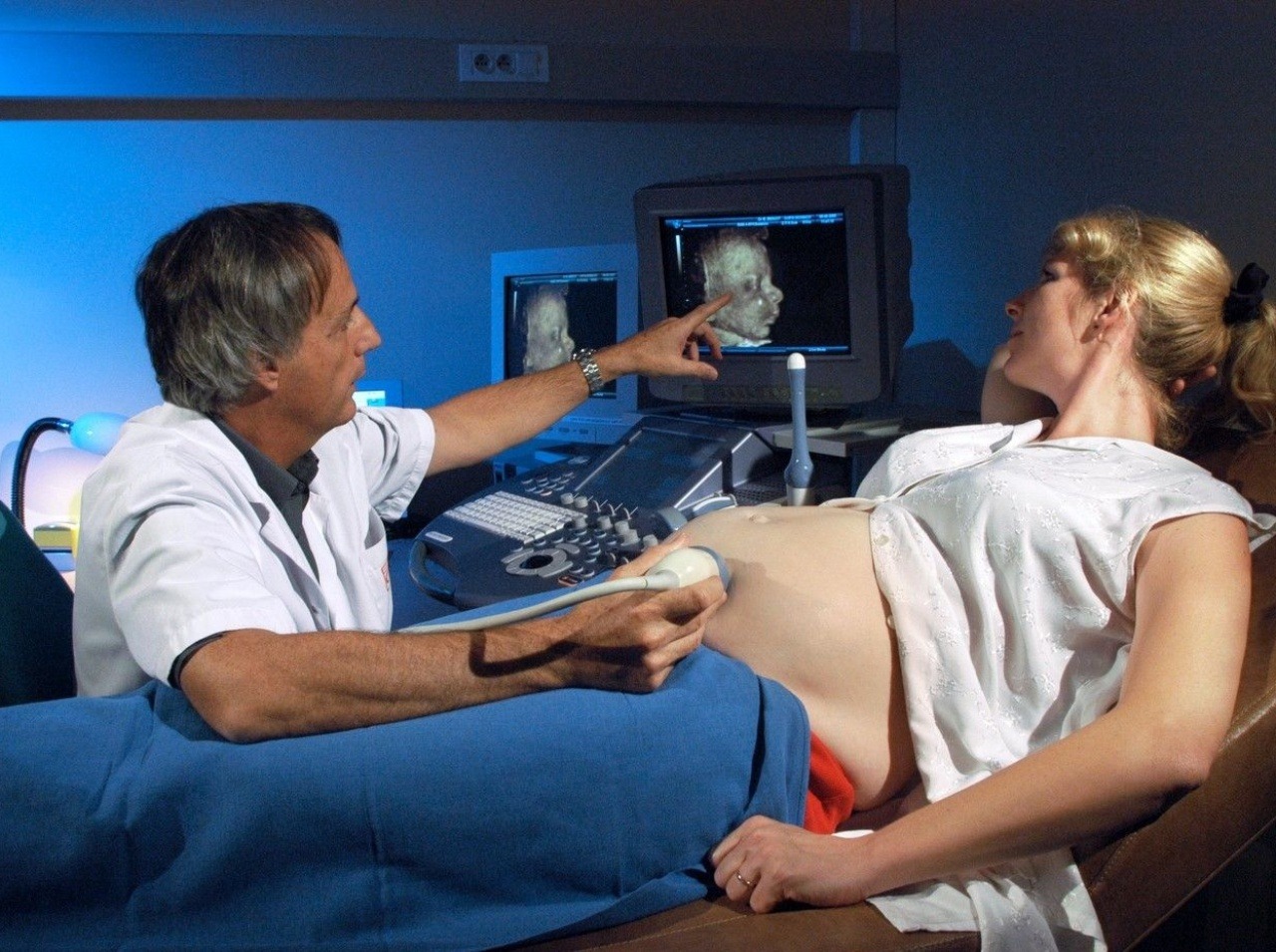Vďaka ultrazvuku môžu lekári zistiť, či dieťatko netrpí rozštepovými chybami tváre.