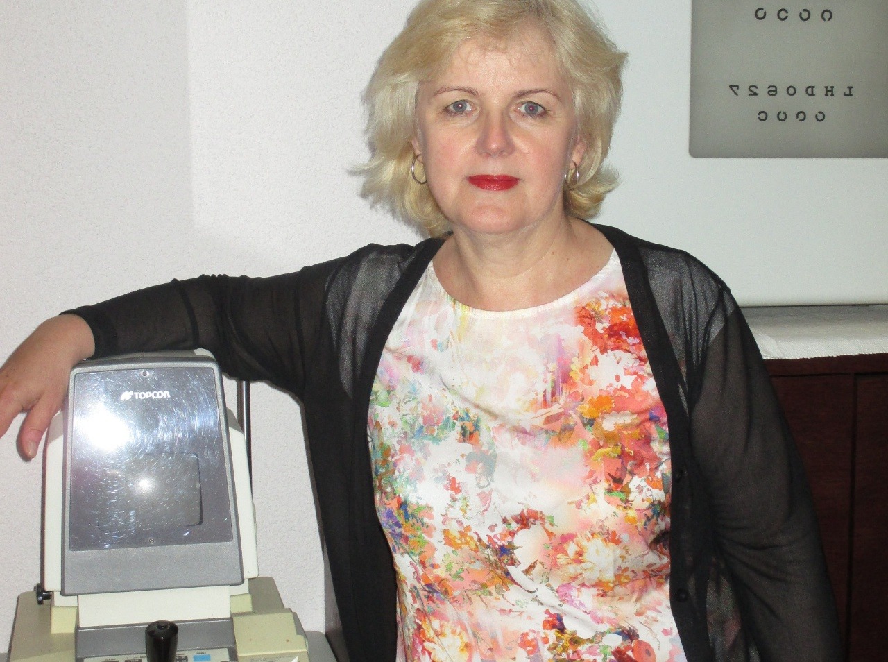 Dipl. optometristka Tatjana Hošková sa špecializovala po viacročnej činnosti vo vlastnej praxi v smere vizuálny tréning.