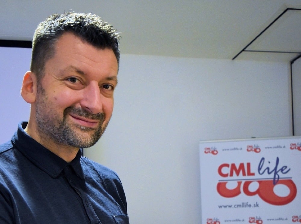 Maroš Havran - pacient a zakladajúci člen občianskeho združenia CML Life. 