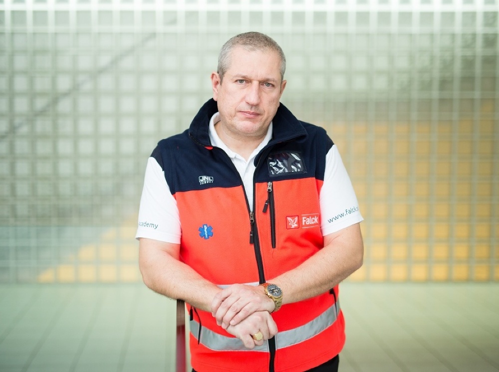 Miroslav Nagy, hlavný tréner záchranárov Falck Academy