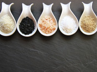 Rôzne druhy solí sa
