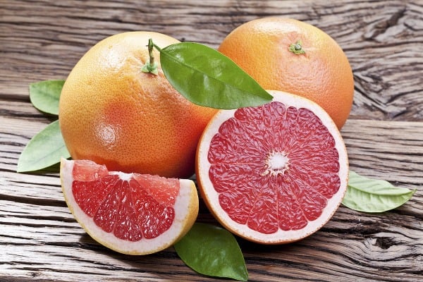 Grapefruit obsahuje množstvo výživných
