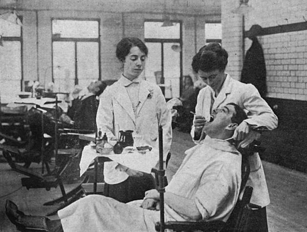 Britské zubárstvo počas prvej svetovej vojny.