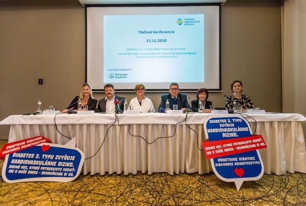 Tlačová konferencia ku kampani #OneThing. Foto: Slovenská diabetologická konferencia