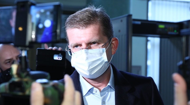 Peter Žiga na policajnom