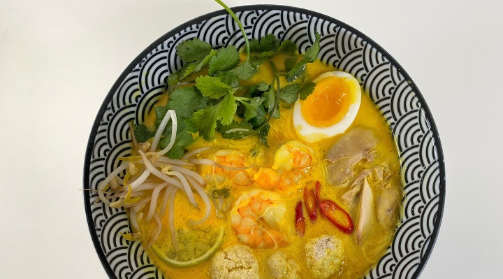 laksa polievka